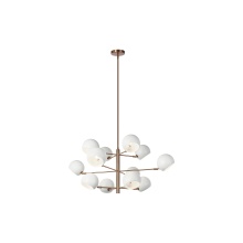 Matteo Lighting C31712MWAG - Orb Matte White Pendant