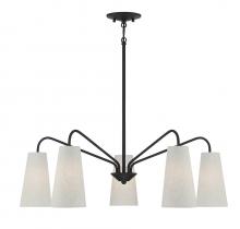 Savoy House Canada 1-1786-5-89 - Edgewood 5-Light Chandelier in Matte Black