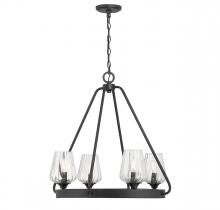  1-3392-4-89 - Carlton 4-Light Chandelier in Matte Black