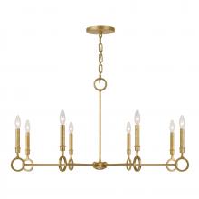 Savoy House Canada 1-6847-8-93 - Noah 8-Light Chandelier in Gold Armory by Breegan Jane