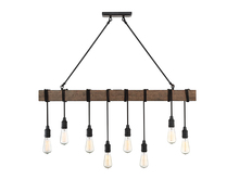 Savoy House Canada 1-990-8-41 - Burgess 8-Light Linear Chandelier in Durango