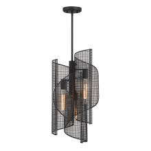  3-8033-3-89 - Hillbourne 3-Light Pendant in Matte Black