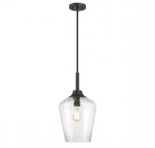 Savoy House Canada 7-3390-1-89 - Carlton 1-Light Pendant in Matte Black