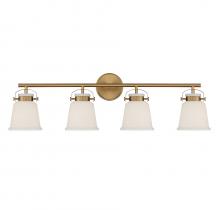  8-1627-4-322 - Kaden 4-Light Bathroom Vanity Light in Warm Brass