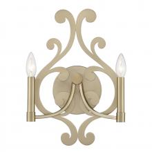  9-6094-2-127 - Lombard 2-Light Wall Sconce in Noble Brass