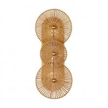  9-6382-2-60 - Abbott 2-Light Wall Sconce in Distressed Gold by Breegan Jane