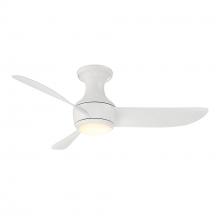  FH-W2203-44L-MW - Corona 44 Flush Mount Ceiling Fan