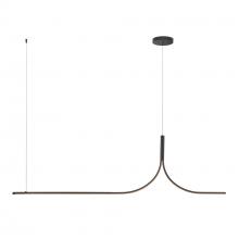  LP17905-BK-UNV-010-RT - Thread 5-ft Black LED Linear Pendant