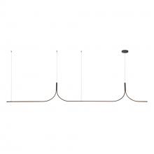  LP17910-BK-UNV-010-RT - Thread 10-ft Black LED Linear Pendant