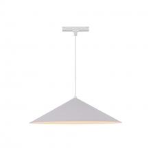  TRP73915-WH - Luiz 15-in White Trilo Track Pendant