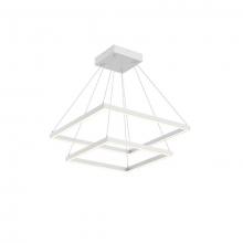  CH88224-WH - Piazza 24-in White LED Chandeliers