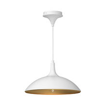  PD627914WH - Abel 14-in White 1 Light Pendant