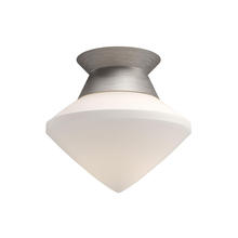  FM537508BNOP - Nora 8-in Brushed Nickel/Opal Matte Glass 1 Light Flush Mount