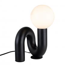  TL420107GBK - Sadie 6-in Glossy Black Socket Table Lamp