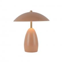  TL437409PEC - Poppy 9-in Peach LED Table Lamp