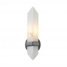 Alora Lighting WV334105UBAR - Valencia 5-in Urban Bronze/Alabaster 1 Light Wall/Vanity