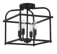  M60061MBK - 4-Light Ceiling Light in Matte Black